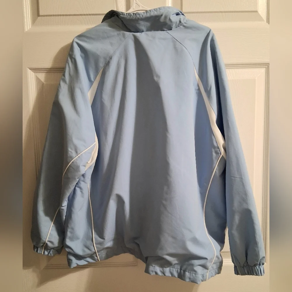 Wilson 2 Piece Tracksuit 16-18W Blue And White Lined Pockets In Both - Picture 5 of 12